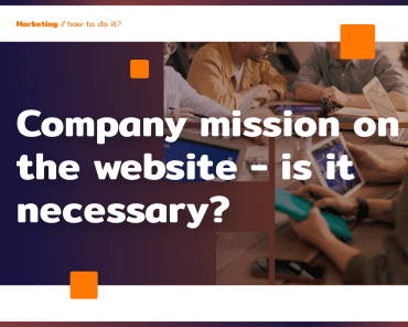 Company mission statement on the website – is ...