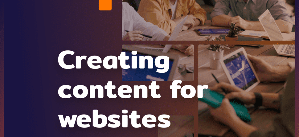 Creating content for websites