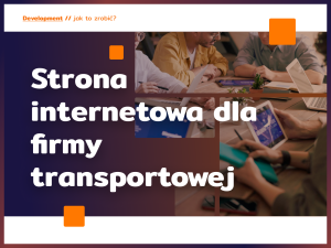 Strona internetowa dla firmy transportowej