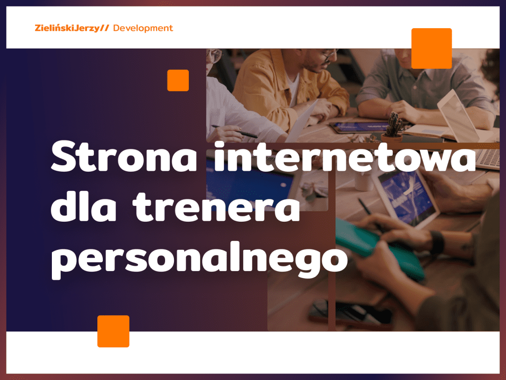 Strona internetowa dla trenera personalnego