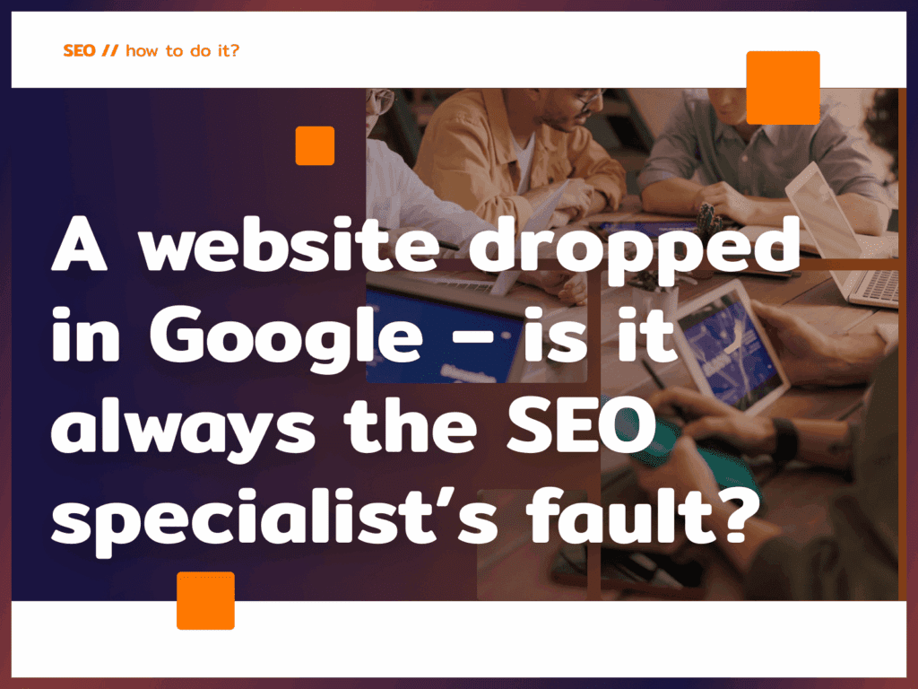 site dropped in google