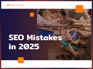 SEO mistakes